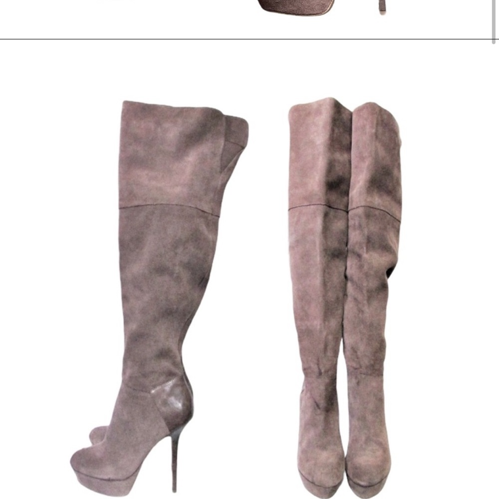 Steve Madden Over the knee Boot Taupe Size 7